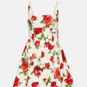 Carolina Herrera floral mini dress